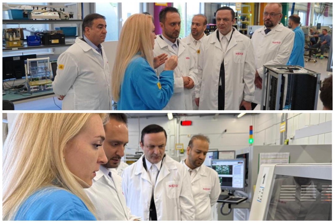 بازدید دبیر شورایعالی مناطق آزاد از صنایع دانش بنیان مینسک بازدید دبیر شورایعالی مناطق آزاد از صنایع دانش بنیان مینسک